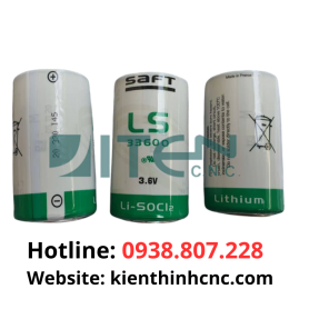 Pin SAFT LS33600 3.6V D PLC